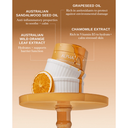 Alpha-H Melting Moment Cleansing Balm - Orange Creme Brulee 90g