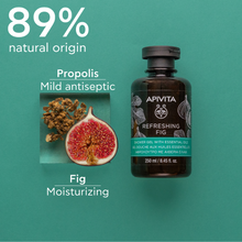 Load image into Gallery viewer, Apivita Refreshing Fig Shower Gel with Essential Oils 250ml
