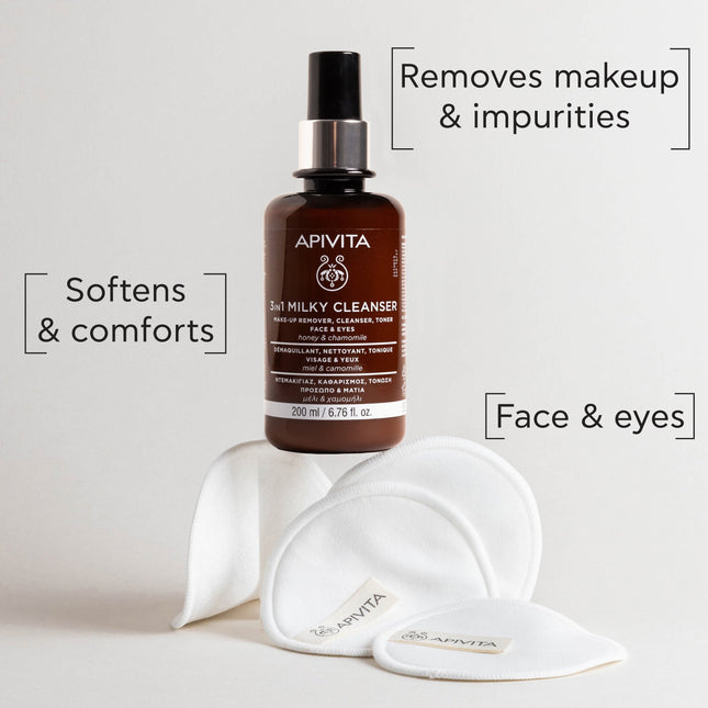 Apivita Cleansing Milk 3In1 200ml