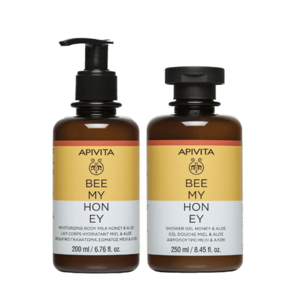 Apivita Bee My Honey Shower Gel & Body Milk Duo