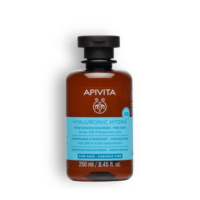 Apivita Hyaluronic Hydra Moisturizing Shampoo - Fine Hair 250ml