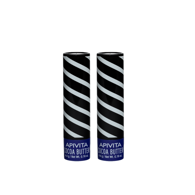 Apivita Lip Care Cocoa Spf20 2 x 4.4G
