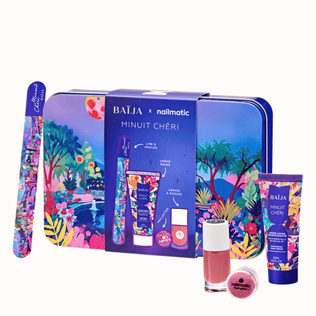 Baija x nailmatic Minuit Chéri Nails & Glitter Party Gift Set