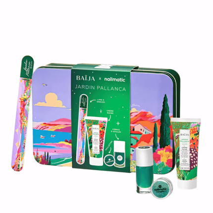 Baija x nailmatic Jardin Pallanca Nails & Glitter Party Set  - Green & Turquoise
