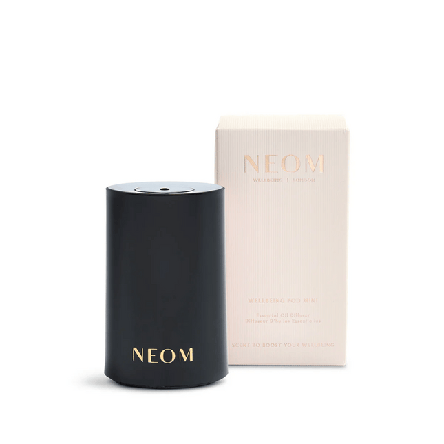 Neom Wellbeing Pod Mini - Waterless Essential Oil Diffuser in Black