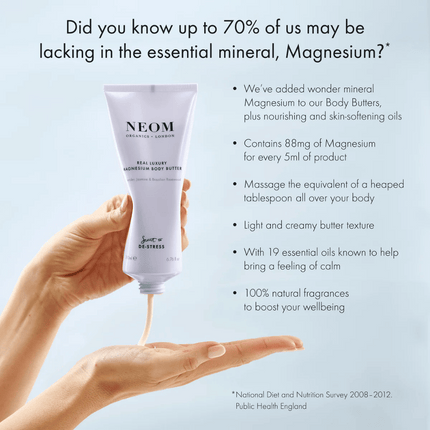 Neom DE-STRESS Real Luxury Magnesium Body Butter 200ml