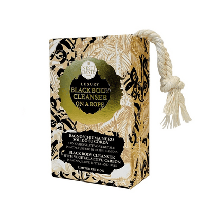 Nesti Dante Luxury Black Body Cleanser On A Rope 150g