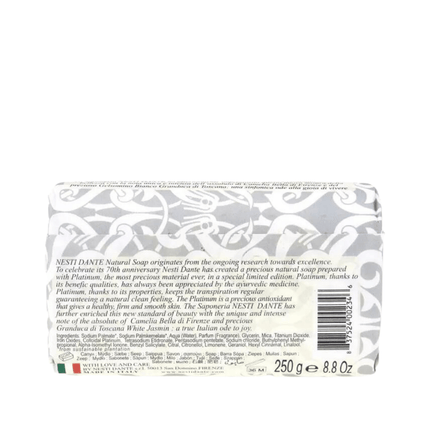 Nesti Dante Luxury Platinum Soap 250g Back