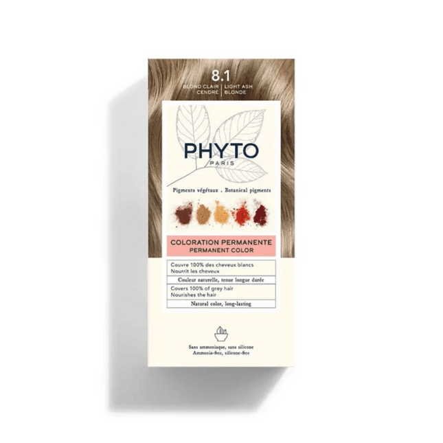 PHYTO Hair Color 8.1 Light Ash Blonde