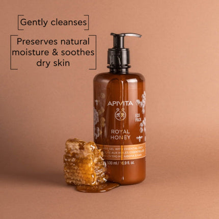 Apivita Royal Honey Shower Gel 500ml