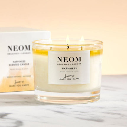Neom MAKE YOU HAPPY Happiness Scented Candle (3 Wick)